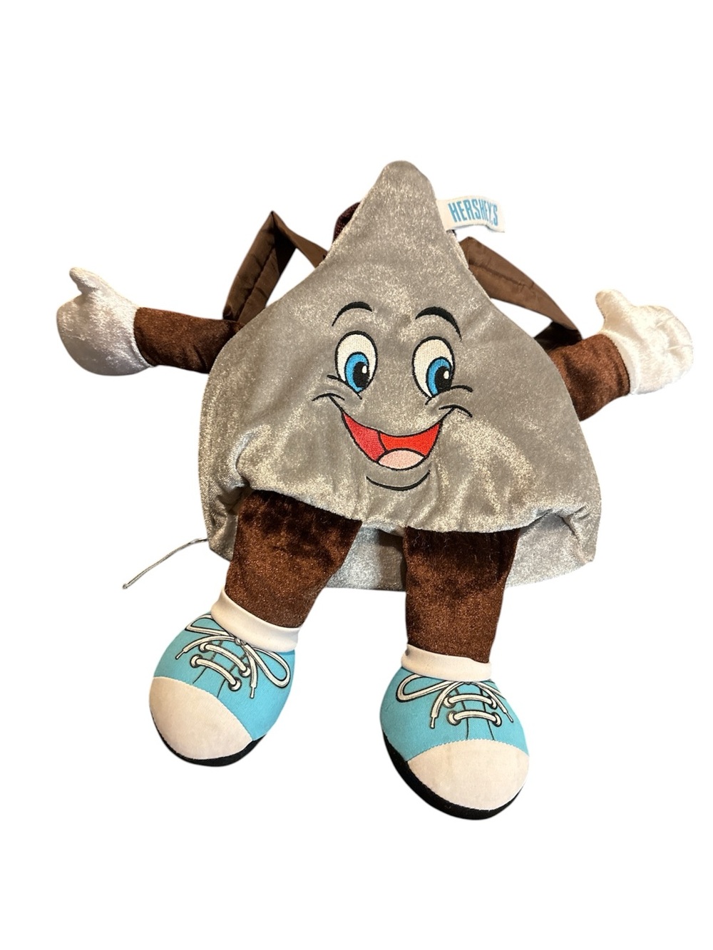 Hershey's Silver Hershey Kiss Kids Backpack Plush